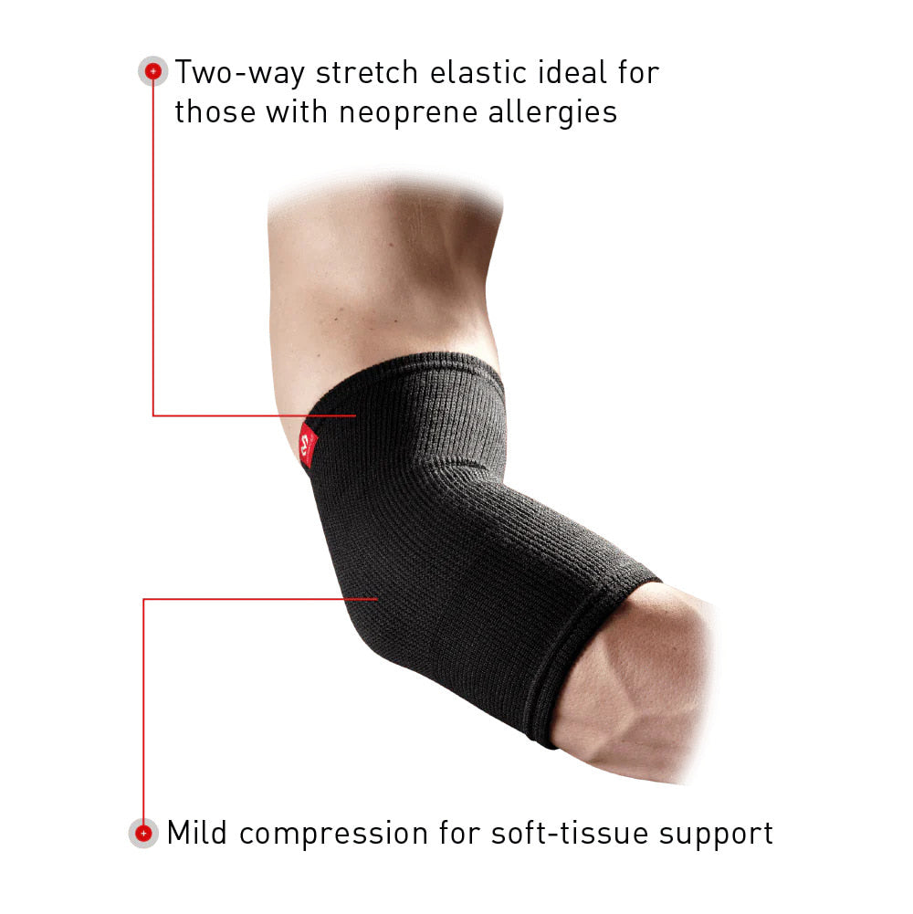 mcdavid elastic compression elbow sleeve features