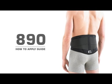 Neo G Back Brace with Power Straps 890 Video