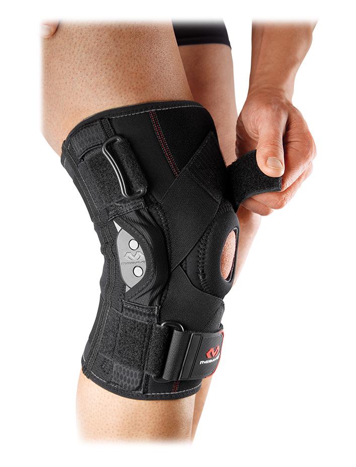 mcdavid hinged knee brace cross straps md429x