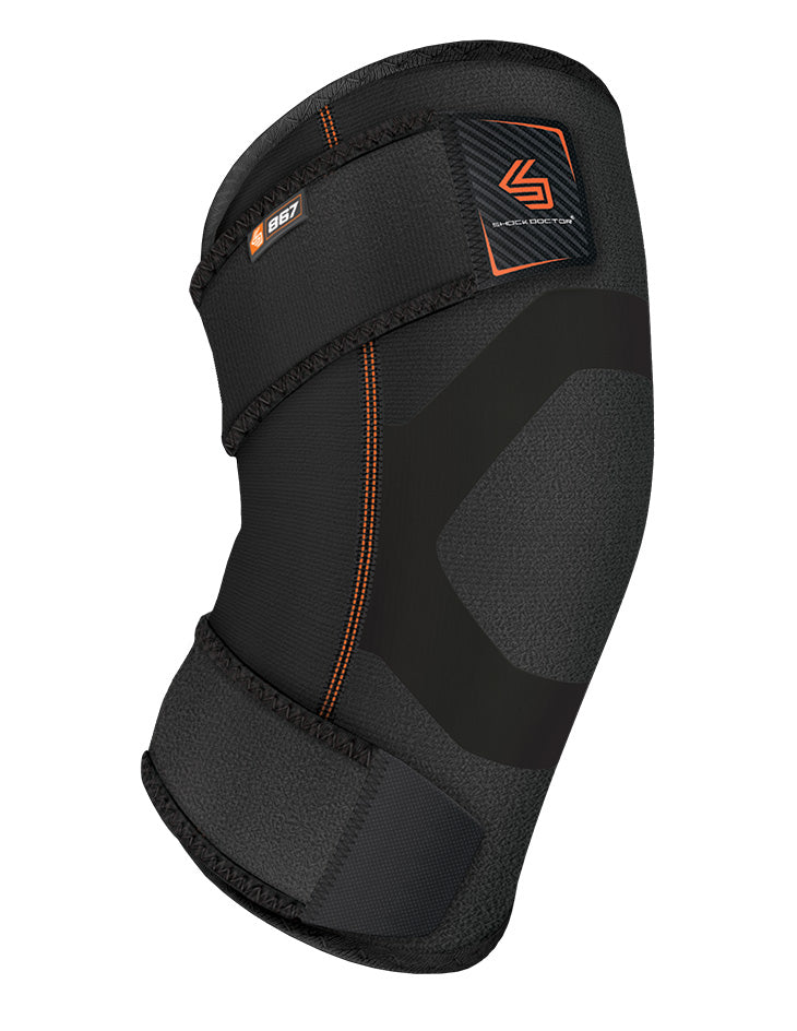 shock doctor knee compression wrap 867