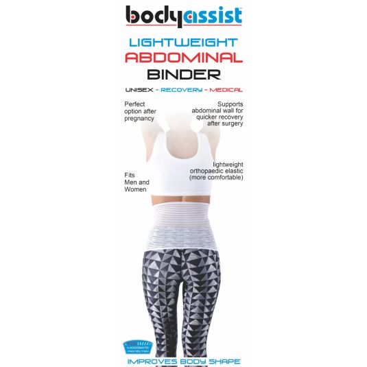 body assist abdominal stomach binder support features