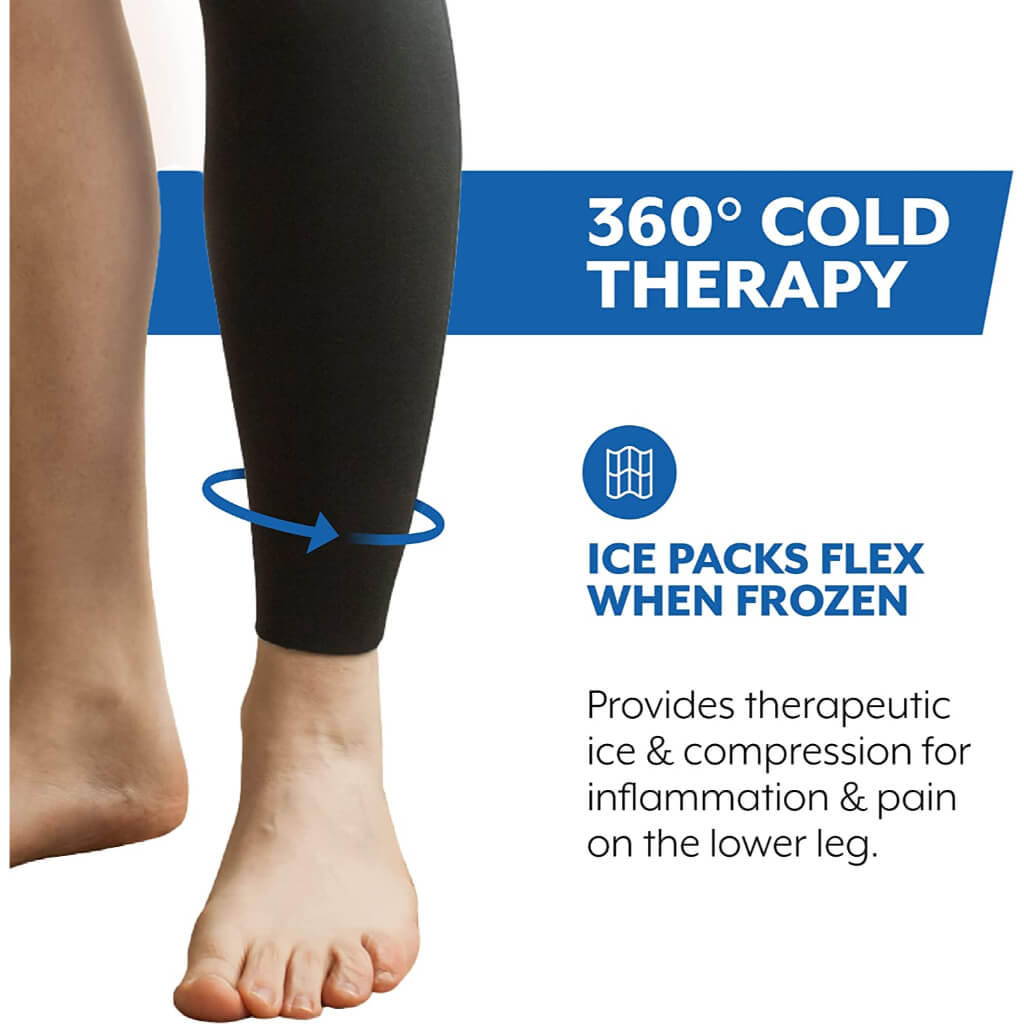 ice pack on leg