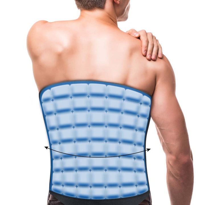 polar ice back ice pack wrap