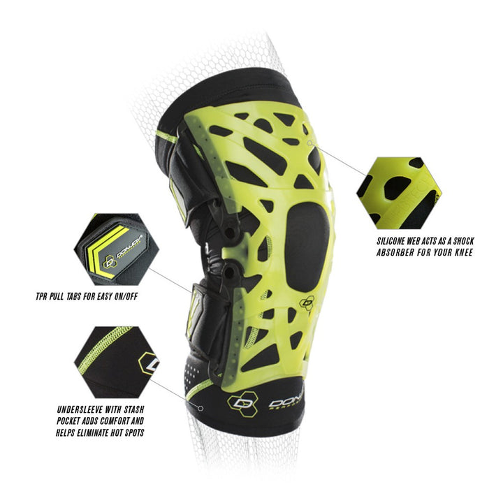 donjoy performance webtech knee features