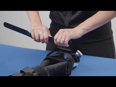 ossur formfit knee hinge brace video