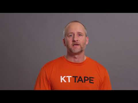 KT Tape Pro - 20 Precut 10" Strips Stealth Beige Video