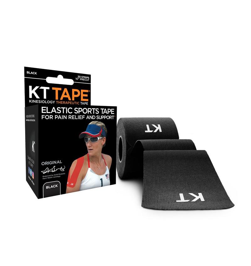 KT Tape Original Precut Kinesiology Tape Black