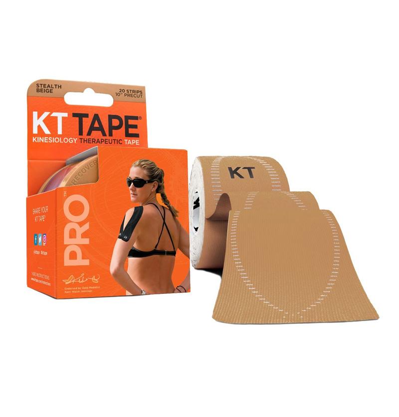 KT Tape Pro Precut Kinesiology Tape Waterproof Stealth Beige