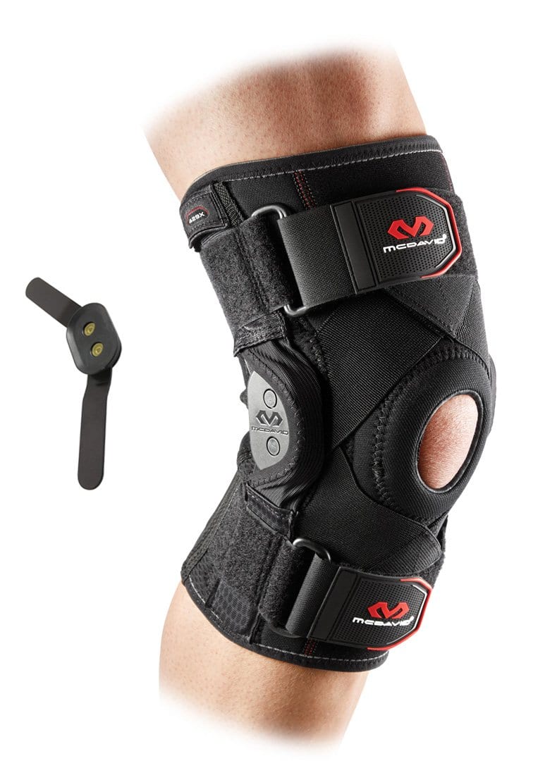 mcdavid knee brace polycentric hinges cross straps 429X
