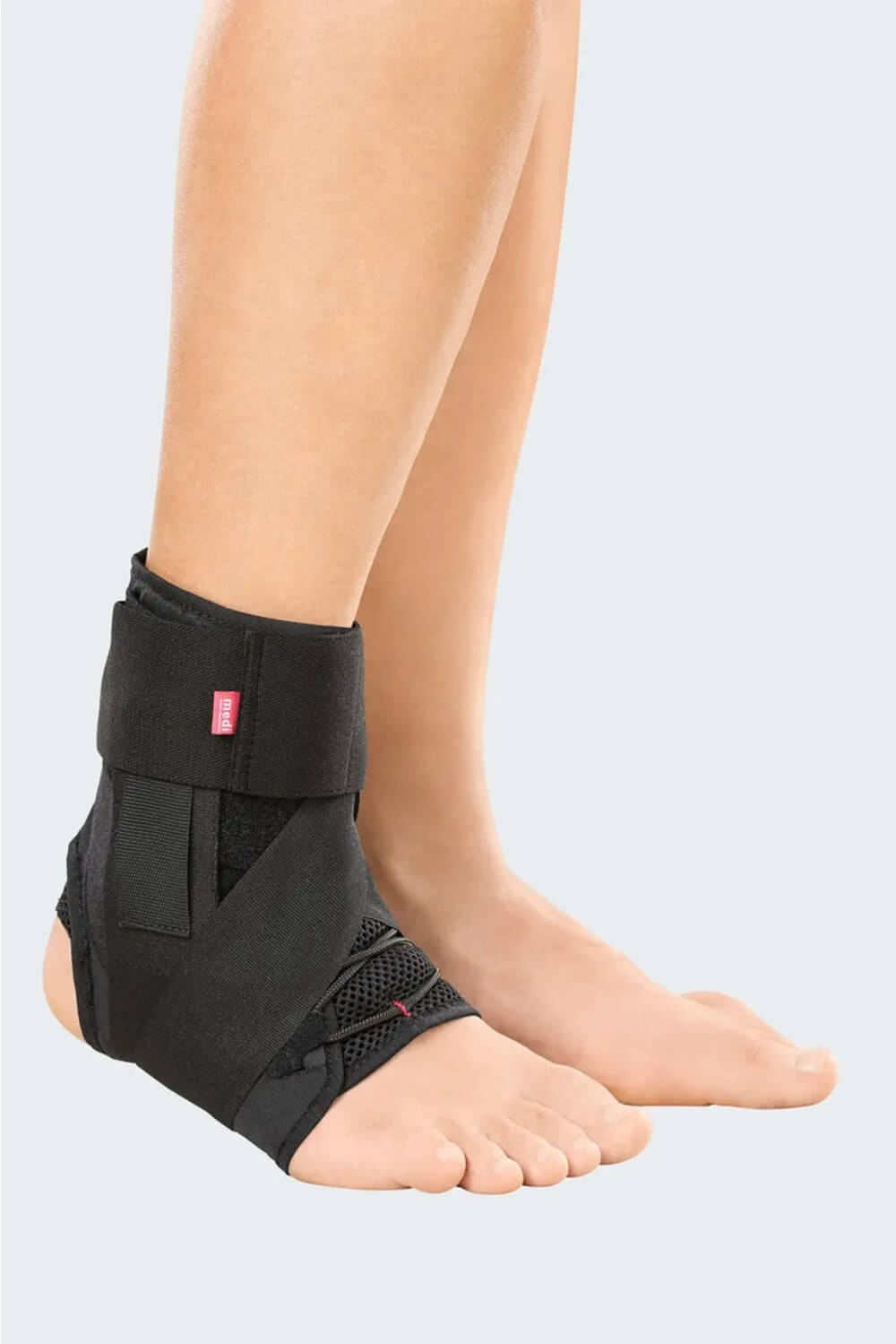 medi sports ankle brace with plastic stays