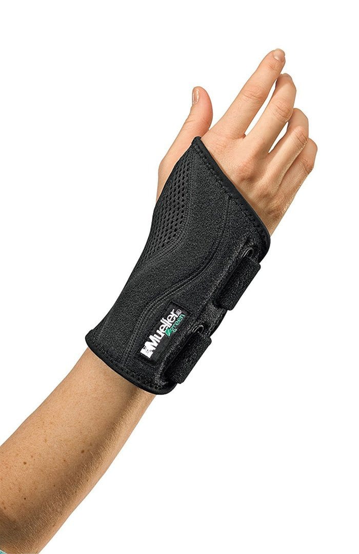 mueller green fitted wrist support