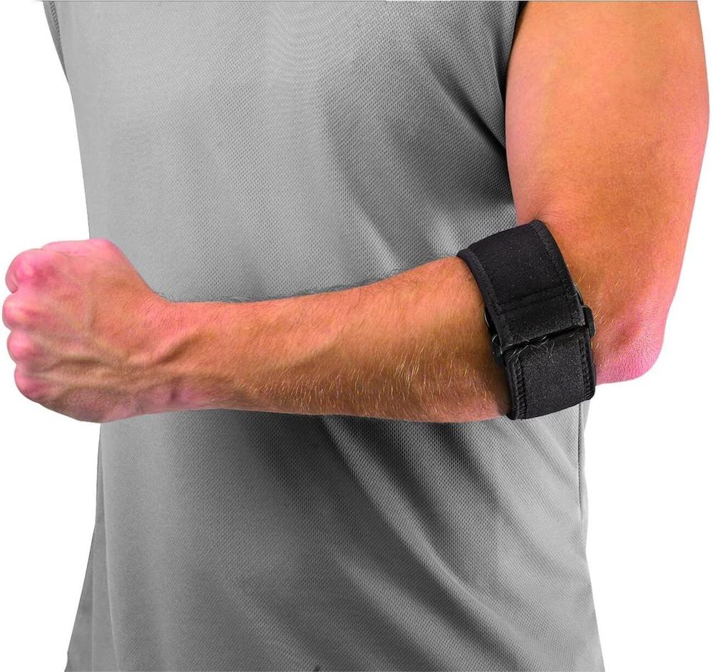 mueller tennis elbow support with gel pad