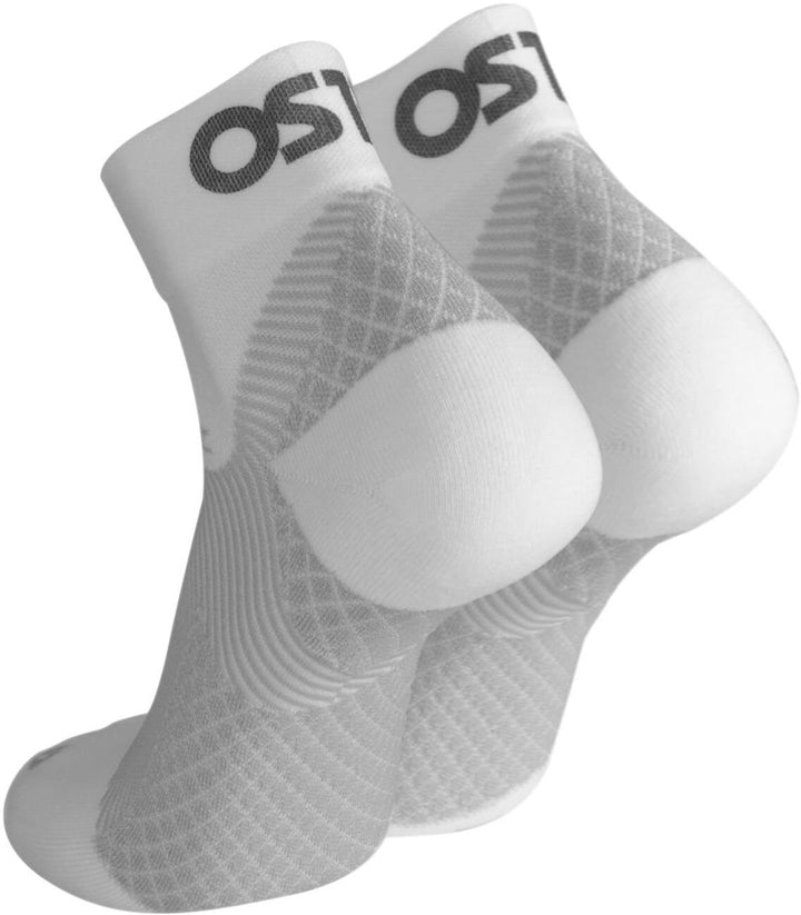 os1st fs4 plantar fasciitis quarter crew white socks