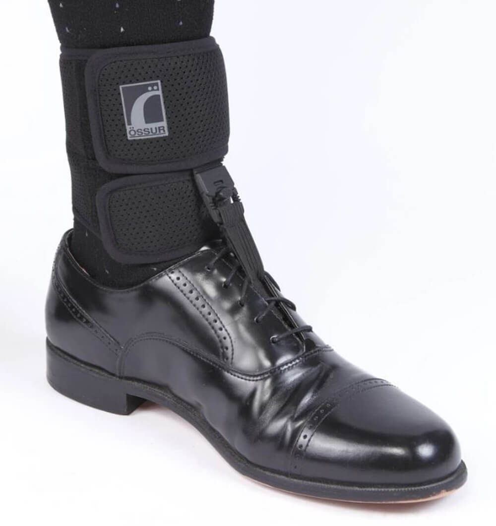 ossur black drop foot support