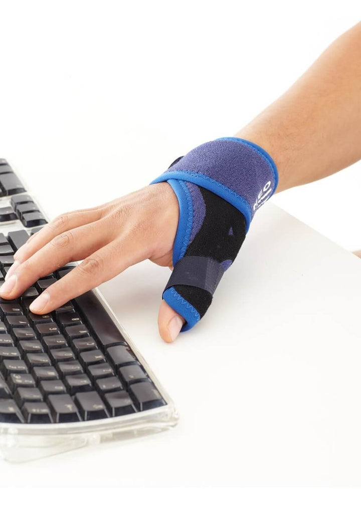 thumb brace metal splint unisex